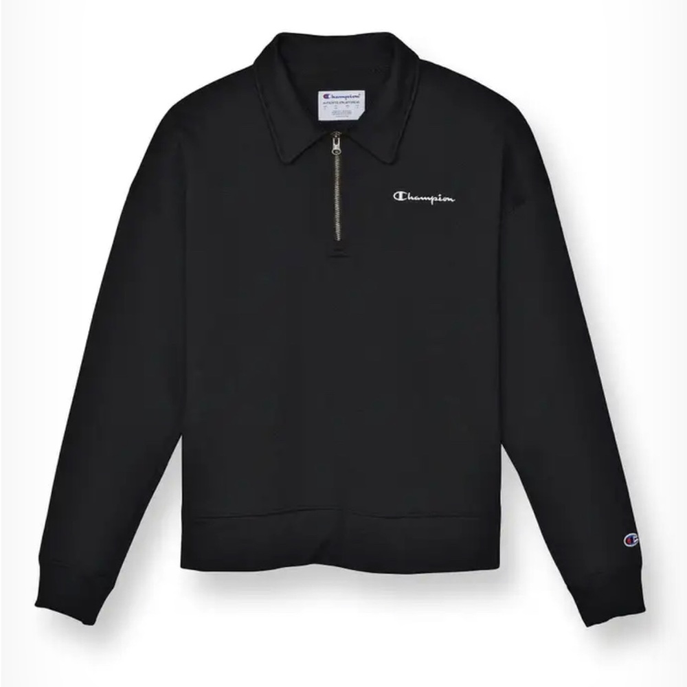 Champion black quarter zip